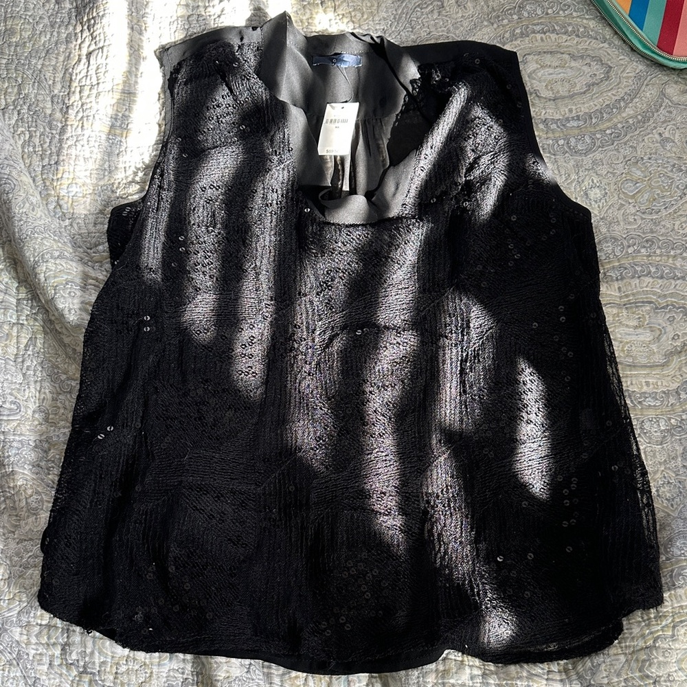 GAP Elegant Black Sleeveless Blouse